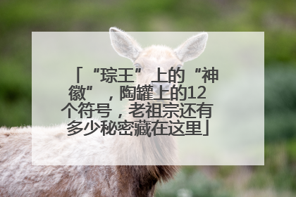 “琮王”上的“神徽”，陶罐上的12个符号，老祖宗还有多少秘密藏在这里
