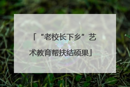 “老校长下乡”艺术教育帮扶结硕果