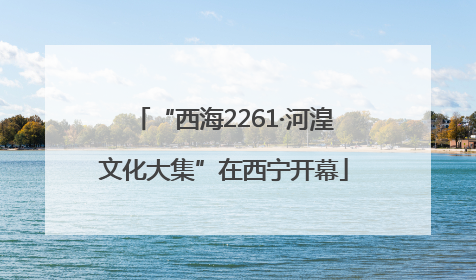 “西海2261·河湟文化大集”在西宁开幕