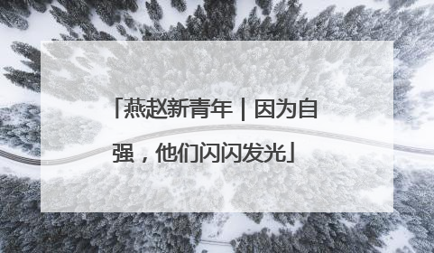 燕赵新青年｜因为自强，他们闪闪发光
