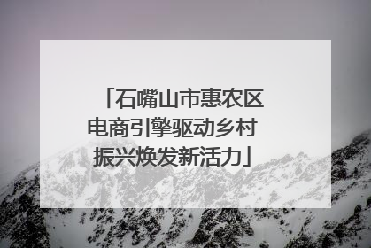 石嘴山市惠农区电商引擎驱动乡村振兴焕发新活力