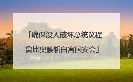 确保没人破坏总统议程 鲁比奥腰斩白宫国安会