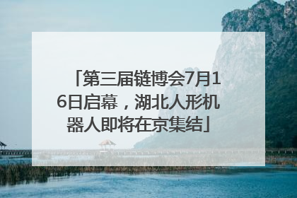 第三届链博会7月16日启幕，湖北人形机器人即将在京集结