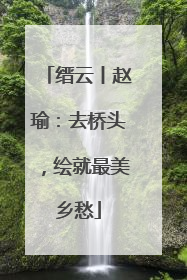 缙云丨赵瑜：去桥头，绘就最美乡愁