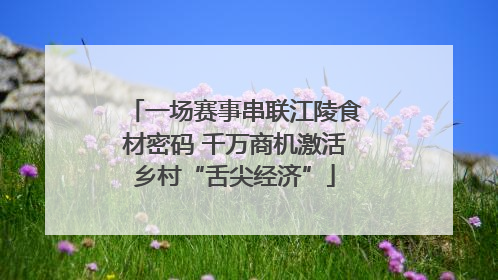 一场赛事串联江陵食材密码 千万商机激活乡村“舌尖经济”