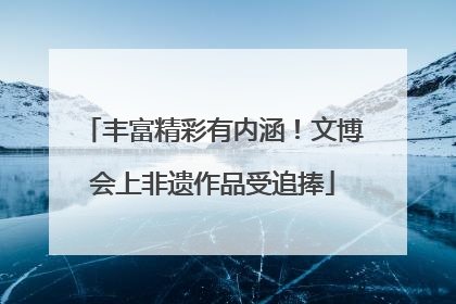 丰富精彩有内涵！文博会上非遗作品受追捧