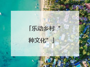 乐动乡村“种文化”