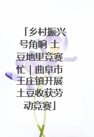 乡村振兴号角响 土豆地里竞赛忙｜曲阜市王庄镇开展土豆收获劳动竞赛