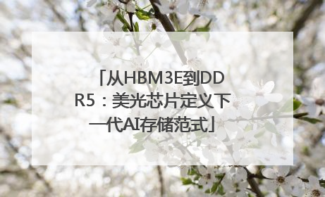 从HBM3E到DDR5：美光芯片定义下一代AI存储范式