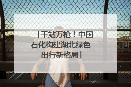 千站万枪！中国石化构建湖北绿色出行新格局