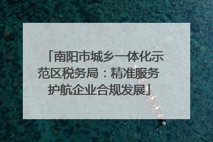 南阳市城乡一体化示范区税务局：精准服务护航企业合规发展