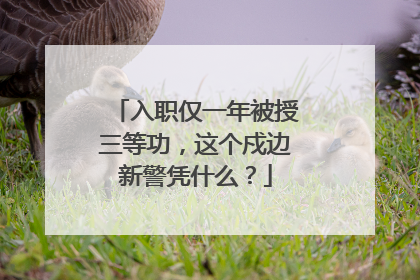 入职仅一年被授三等功，这个戍边新警凭什么？
