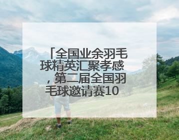 全国业余羽毛球精英汇聚孝感，第二届全国羽毛球邀请赛10日开赛