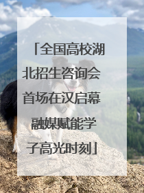 全国高校湖北招生咨询会首场在汉启幕 融媒赋能学子高光时刻