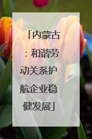 内蒙古：和谐劳动关系护航企业稳健发展