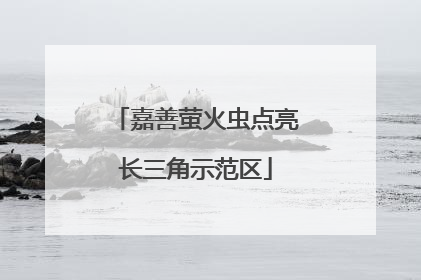 嘉善萤火虫点亮长三角示范区
