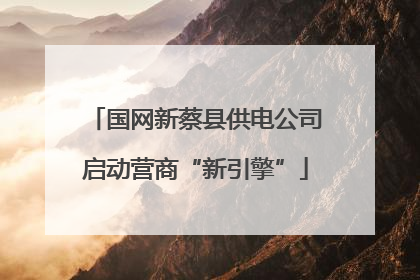 国网新蔡县供电公司启动营商“新引擎”