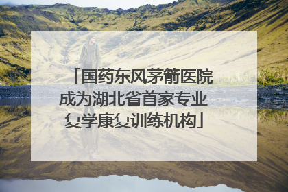 国药东风茅箭医院成为湖北省首家专业复学康复训练机构