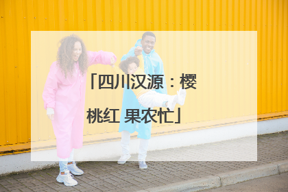 四川汉源：樱桃红 果农忙
