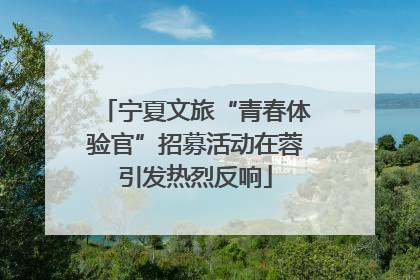 宁夏文旅“青春体验官”招募活动在蓉引发热烈反响