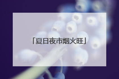 夏日夜市烟火旺