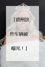 德州这些车辆被曝光！