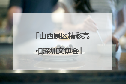 山西展区精彩亮相深圳文博会