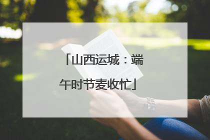 山西运城：端午时节麦收忙