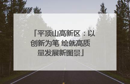 平顶山高新区：以创新为笔 绘就高质量发展新图景