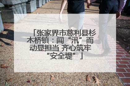 张家界市慈利县杉木桥镇：闻“汛”而动显担当 齐心筑牢“安全堤”