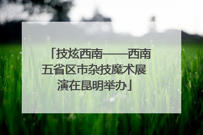 技炫西南——西南五省区市杂技魔术展演在昆明举办