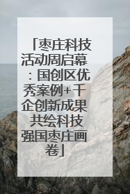 枣庄科技活动周启幕：国创区优秀案例+千企创新成果 共绘科技强国枣庄画卷
