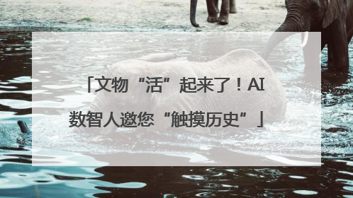 文物“活”起来了！AI数智人邀您“触摸历史”