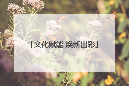 文化赋能 焕新出彩