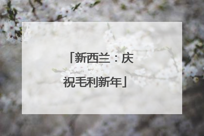 新西兰：庆祝毛利新年