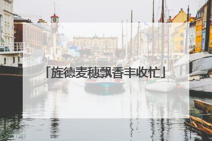 旌德麦穗飘香丰收忙