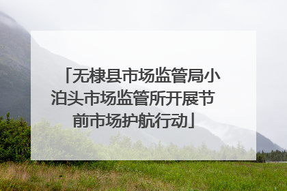 无棣县市场监管局小泊头市场监管所开展节前市场护航行动