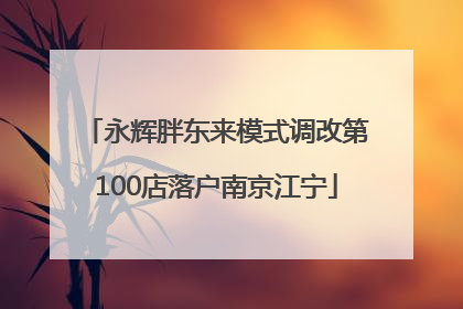 永辉胖东来模式调改第100店落户南京江宁