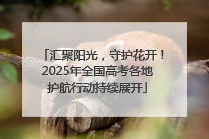汇聚阳光，守护花开！2025年全国高考各地护航行动持续展开