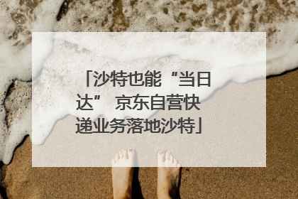 沙特也能“当日达” 京东自营快递业务落地沙特
