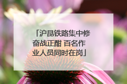 沪昆铁路集中修奋战正酣 百名作业人员同时在岗