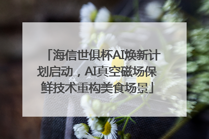 海信世俱杯AI焕新计划启动，AI真空磁场保鲜技术重构美食场景