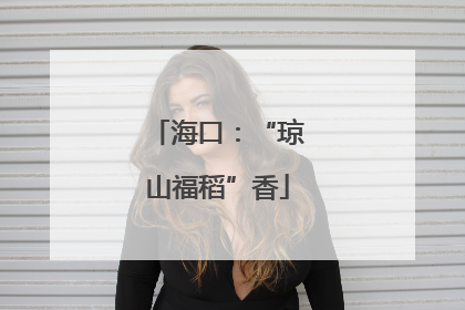 海口：“琼山福稻”香