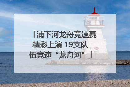 浦下河龙舟竞速赛精彩上演 19支队伍竞速“龙舟河”