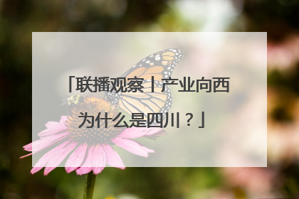 联播观察丨产业向西 为什么是四川？
