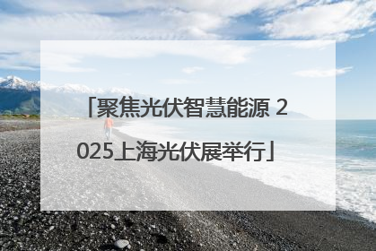聚焦光伏智慧能源 2025上海光伏展举行