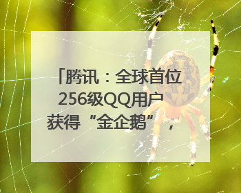 腾讯：全球首位256级QQ用户获得“金企鹅”，送限量版神秘惊喜等礼物