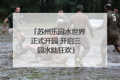 苏州乐园水世界正式开园 开启三园水陆狂欢