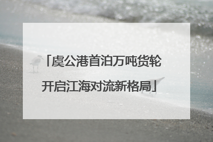 虞公港首泊万吨货轮 开启江海对流新格局