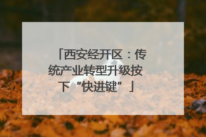西安经开区：传统产业转型升级按下“快进键”